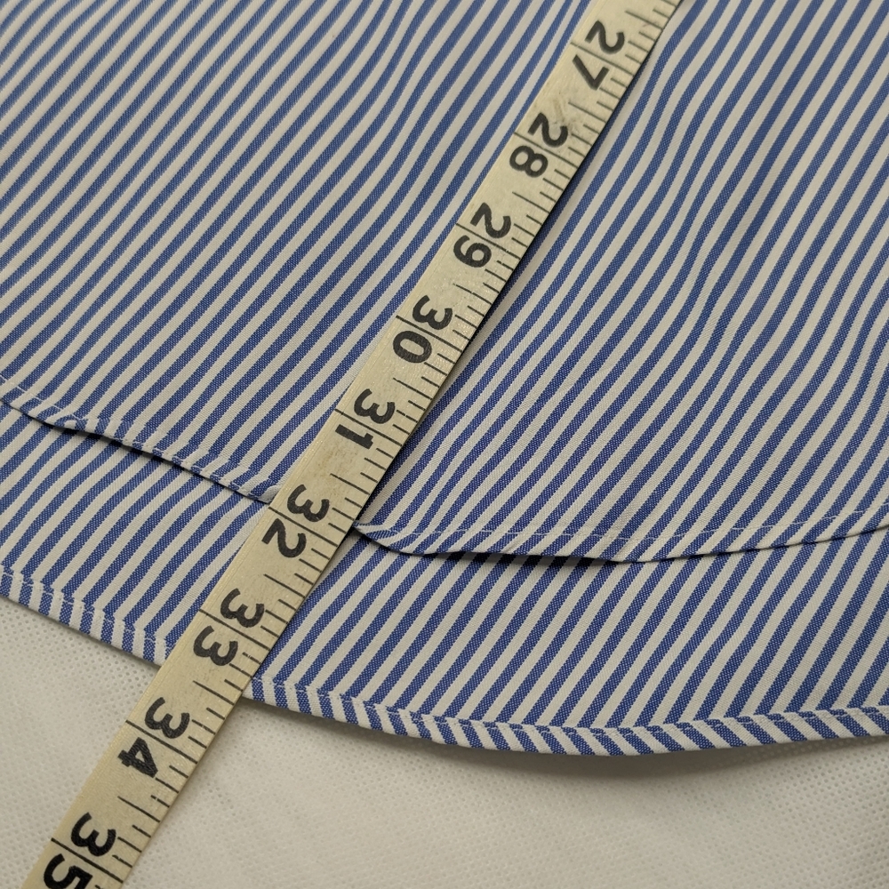 Ralph Lauren Yarmouth Pinpoint Oxford Button Down Shirt 17 1/2 34 - Picture 8 of 9